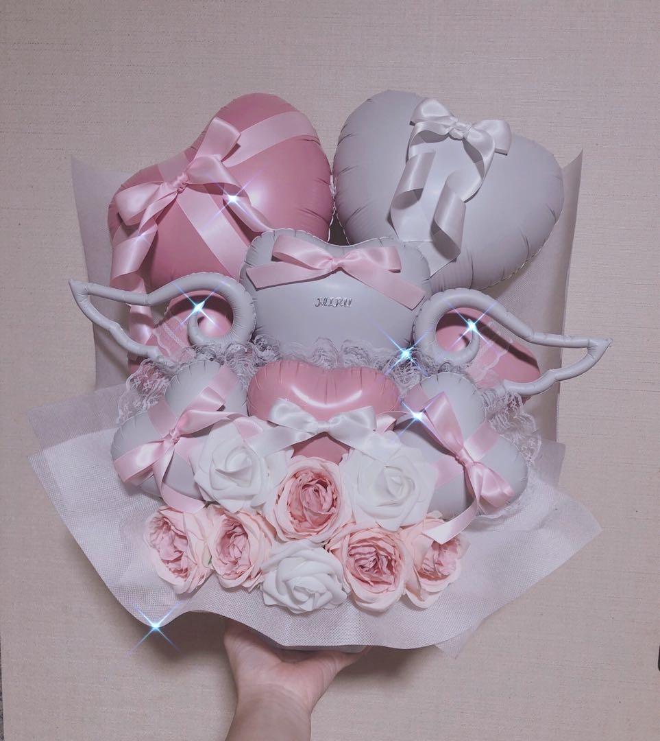 ★浅葱色☆ミ アレンジ 生誕祭　推し　誕生日　フラスタ　卓フラ　祝い