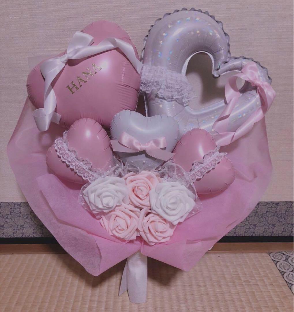 ★浅葱色☆ミ アレンジ 生誕祭　推し　誕生日　フラスタ　卓フラ　祝い