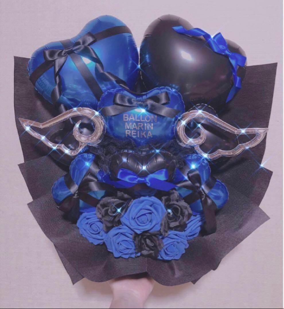 ★浅葱色☆ミ アレンジ 生誕祭　推し　誕生日　フラスタ　卓フラ　祝い