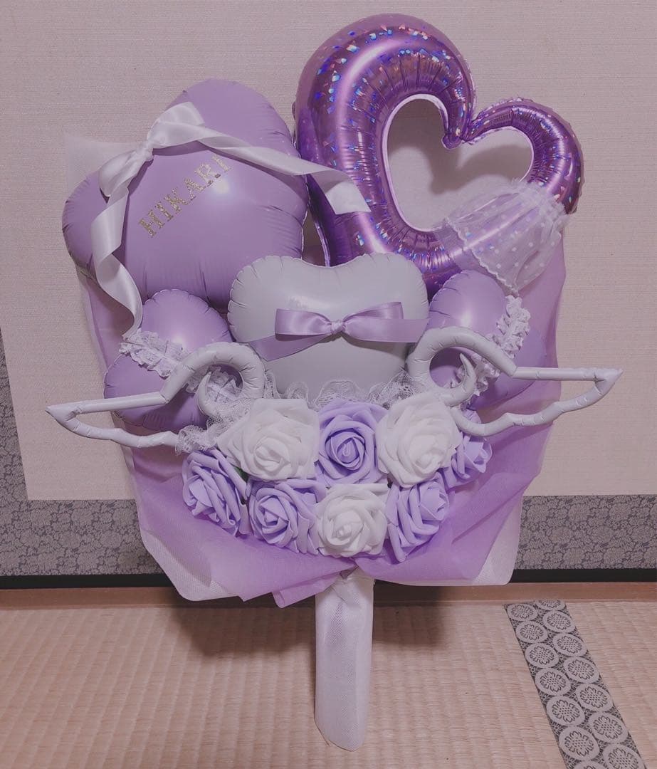 ★浅葱色☆ミ アレンジ 生誕祭　推し　誕生日　フラスタ　卓フラ　祝い