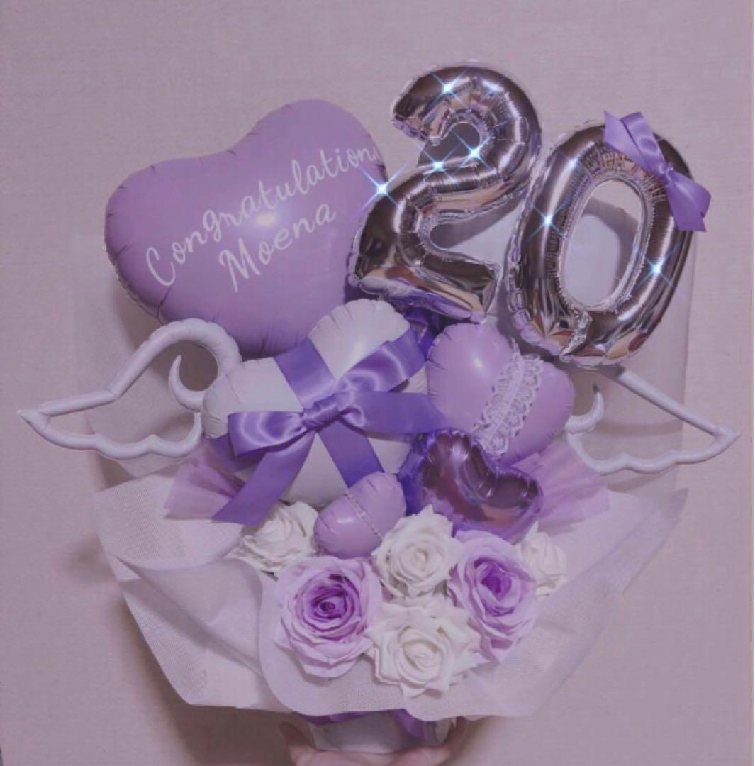 ★浅葱色☆ミ アレンジ 生誕祭　推し　誕生日　フラスタ　卓フラ　祝い