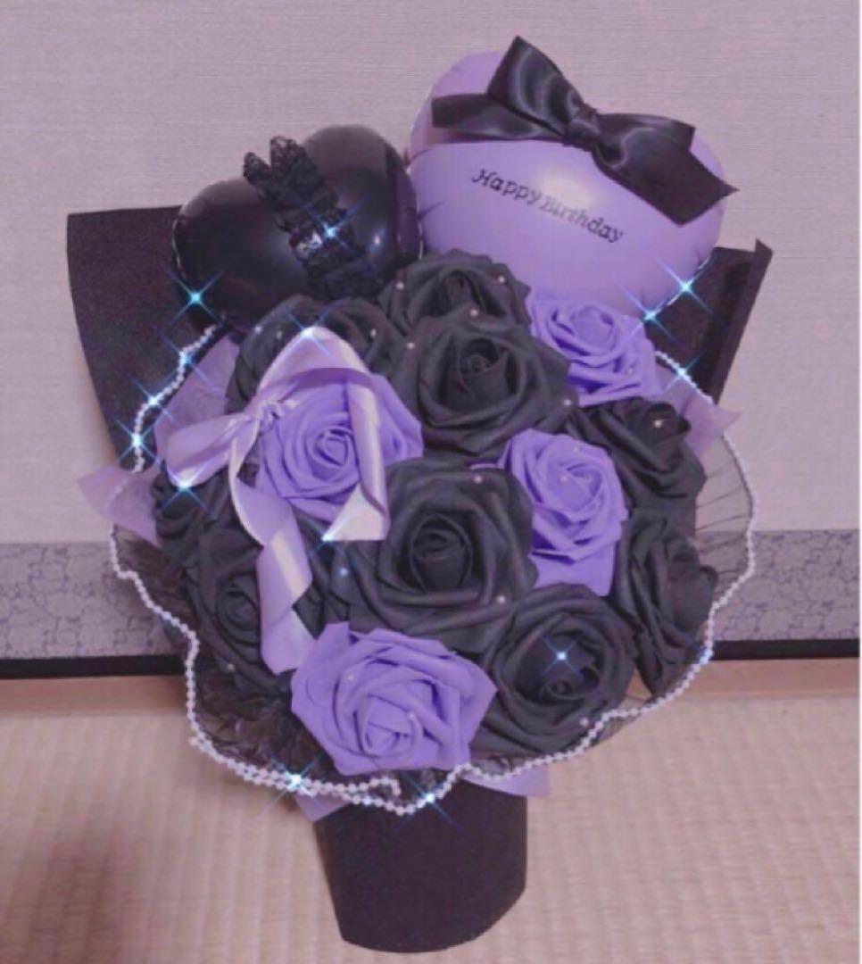 ★浅葱色☆ミ アレンジ 生誕祭　推し　誕生日　フラスタ　卓フラ　祝い