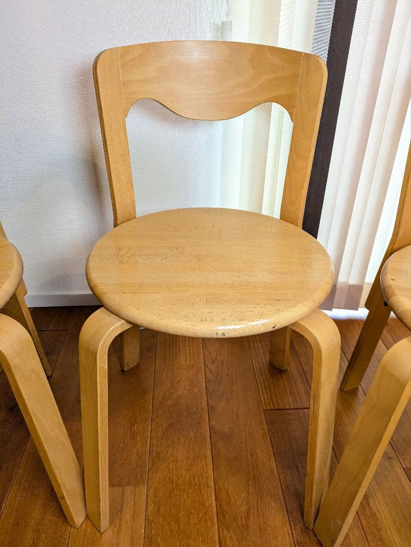 ダイニングチェア　3脚　木製