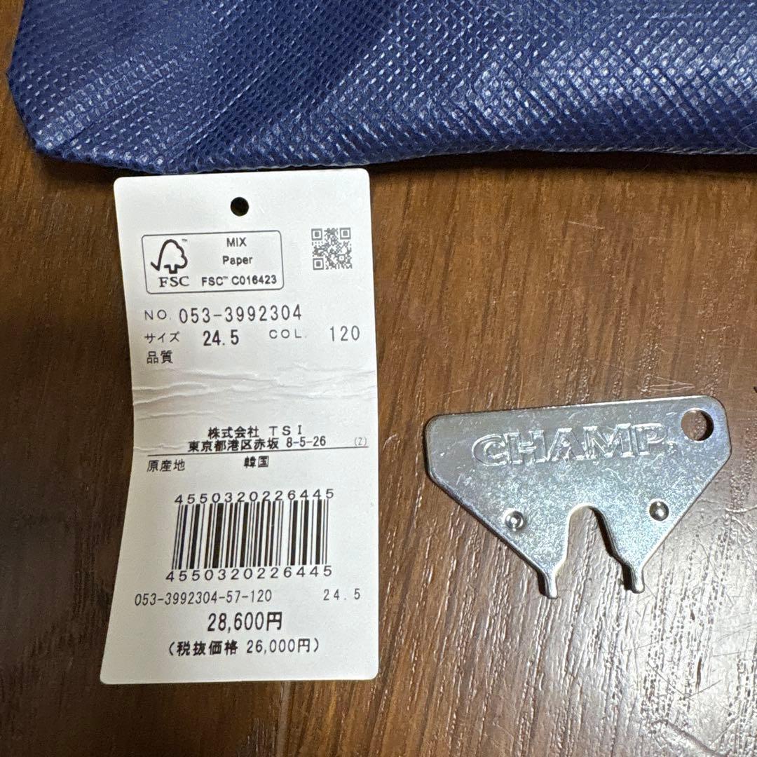 PEARLY GATES ゴルフシューズ 89 Navy収納袋付き24.5cm