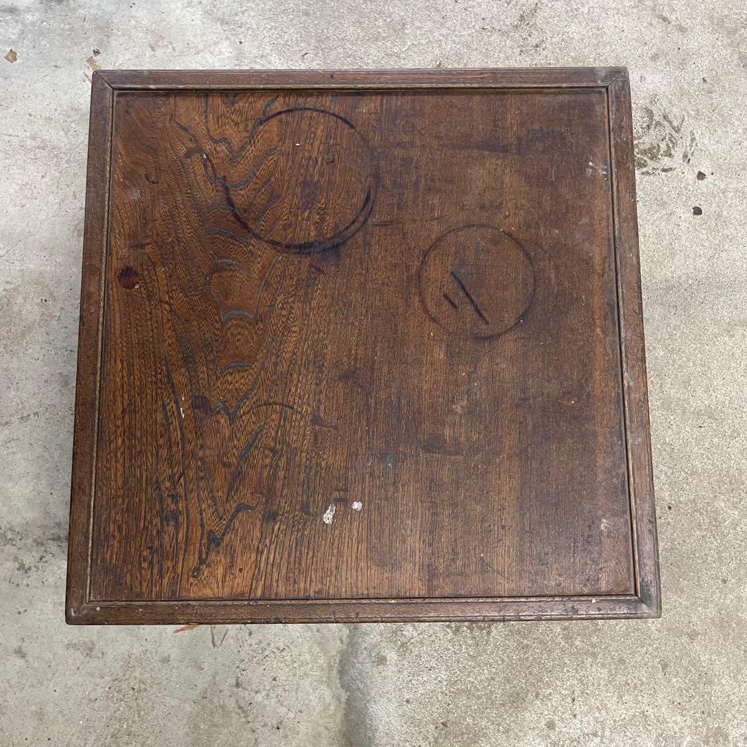 木製 シンプルな座卓 古物 蚤の市 レトロ