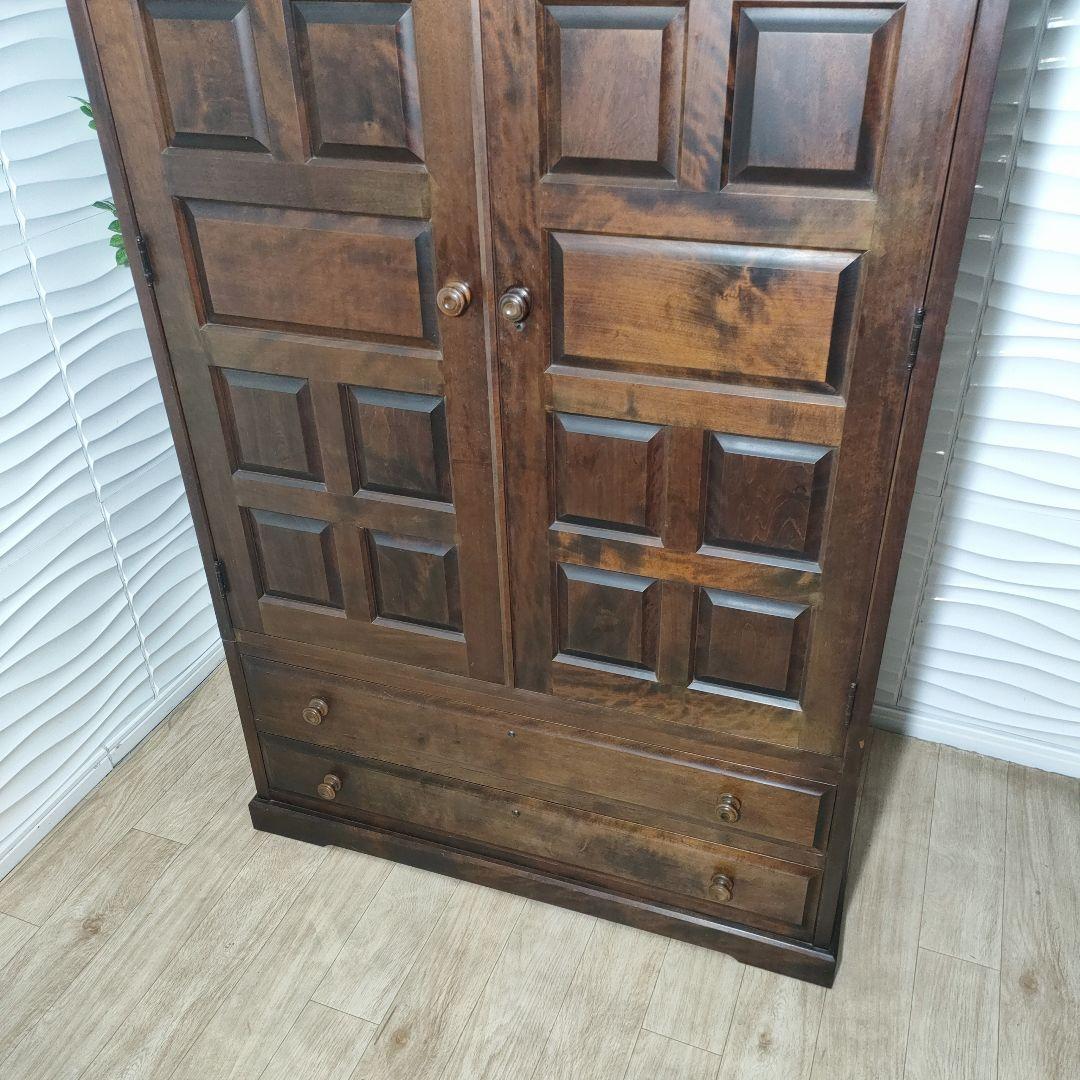 ◇大阪府神戸市配達無料！◇北海道民芸家具◇洋服箪笥ワードローブ◇アンティーク◇