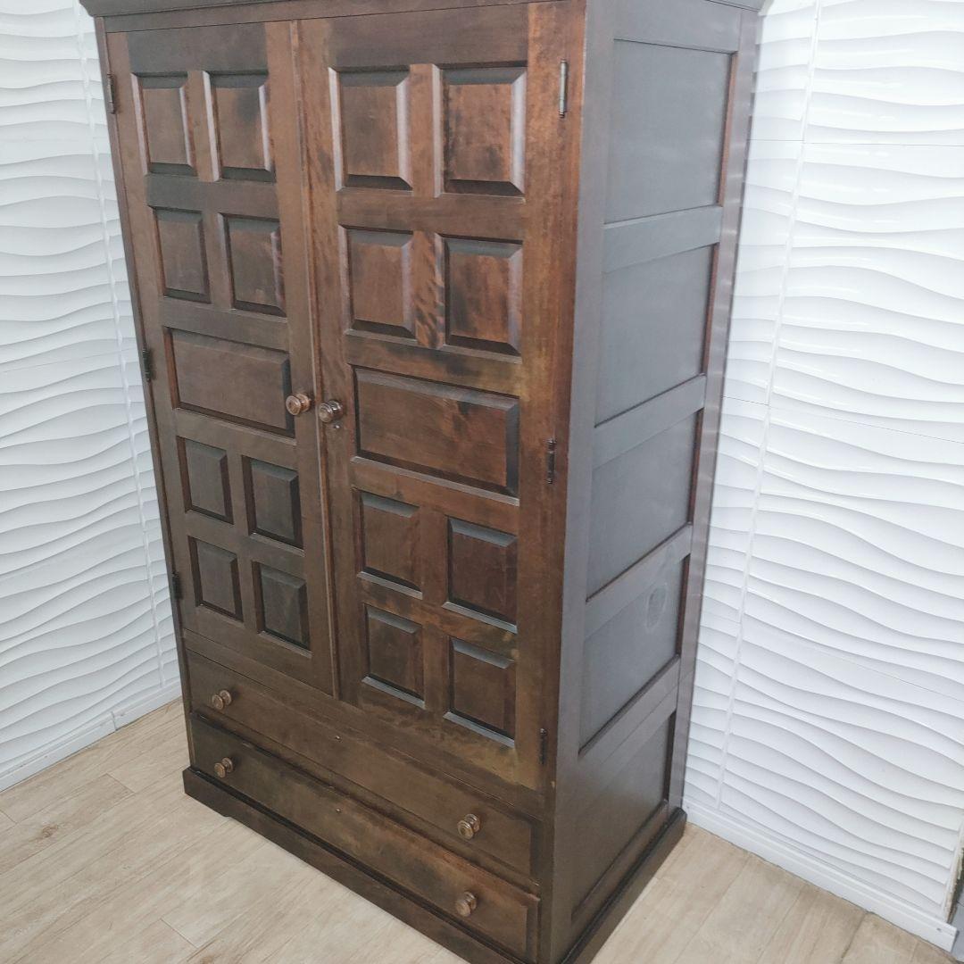 ◇大阪府神戸市配達無料！◇北海道民芸家具◇洋服箪笥ワードローブ◇アンティーク◇