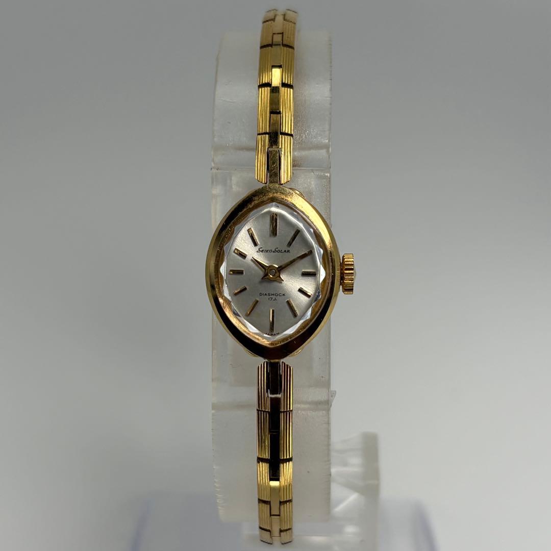 美品 SEIKO セイコー ソーラー 1967年製 ブレス型手巻腕時計