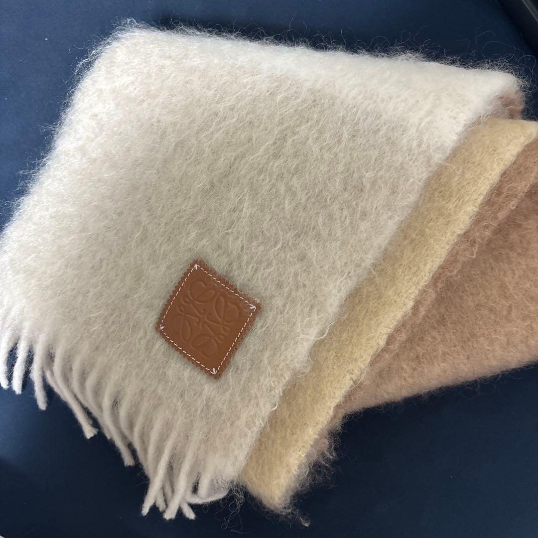 LOEWE ウール モヘア マフラー