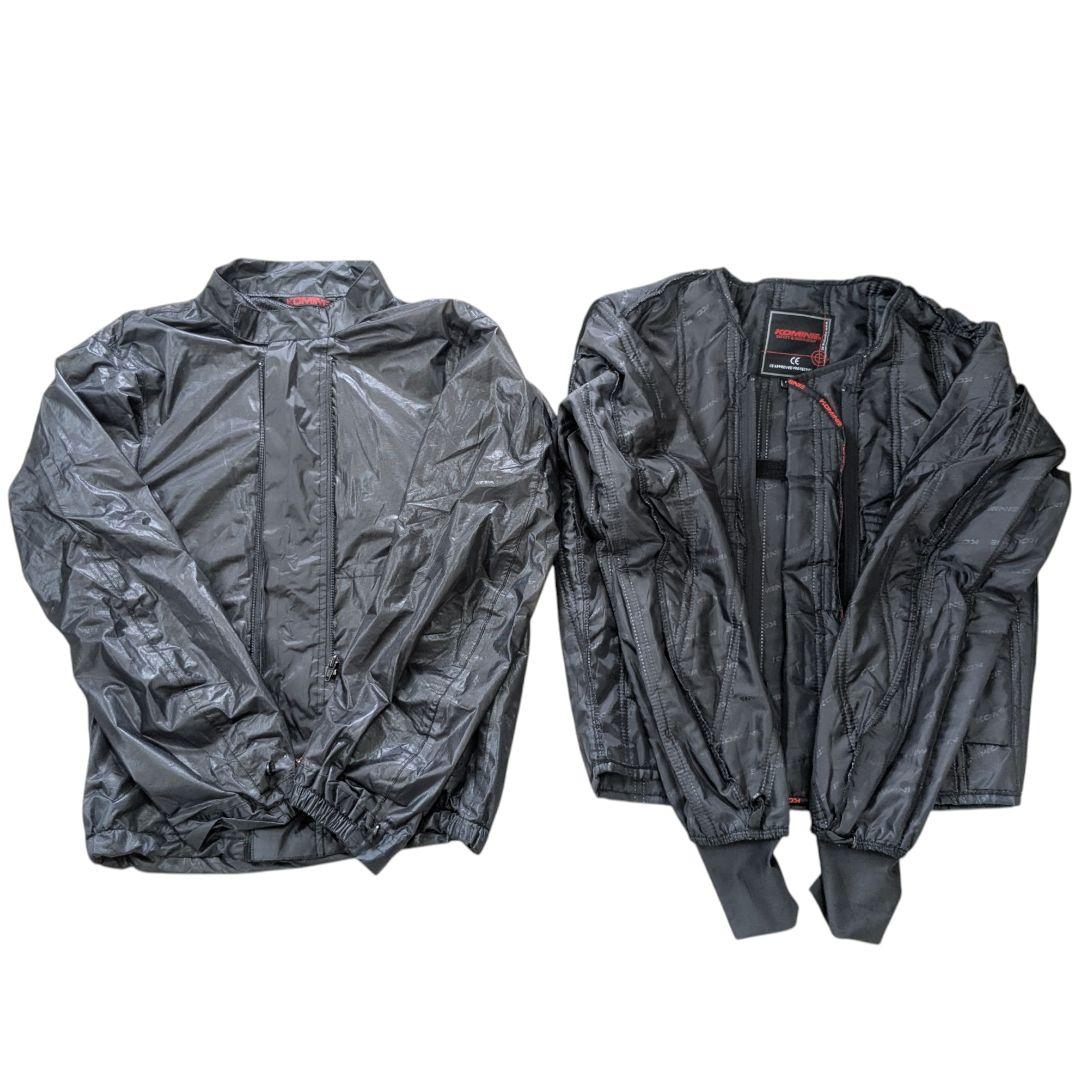 KOMINE JK-613 プロテクトフルイヤージャケット上下セット メンズM