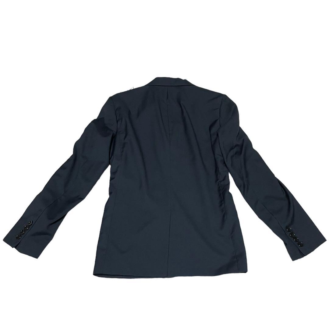 ナノユニバース　セットアップ　ネイビー　テーラードジャケット　テーパードパンツ