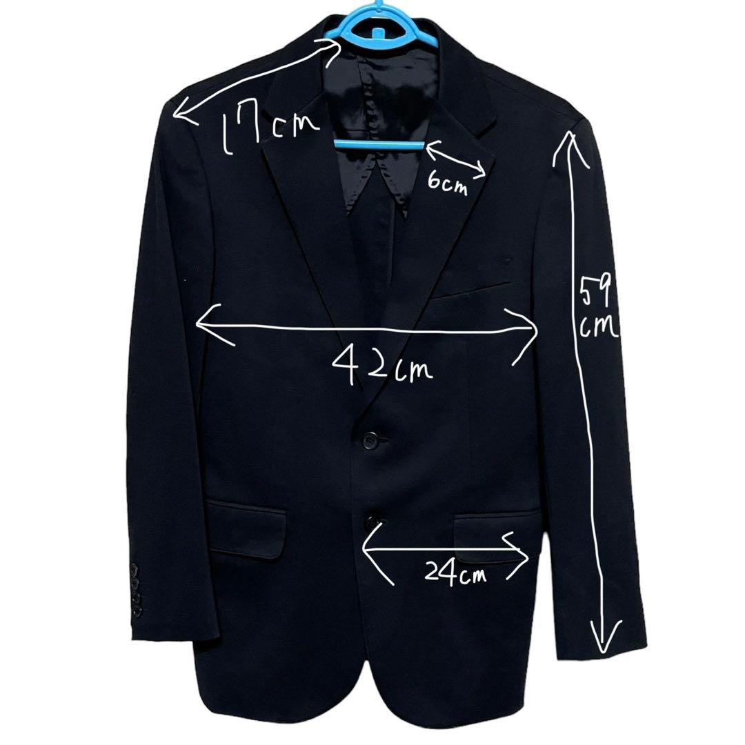 ナノユニバース　セットアップ　ネイビー　テーラードジャケット　テーパードパンツ