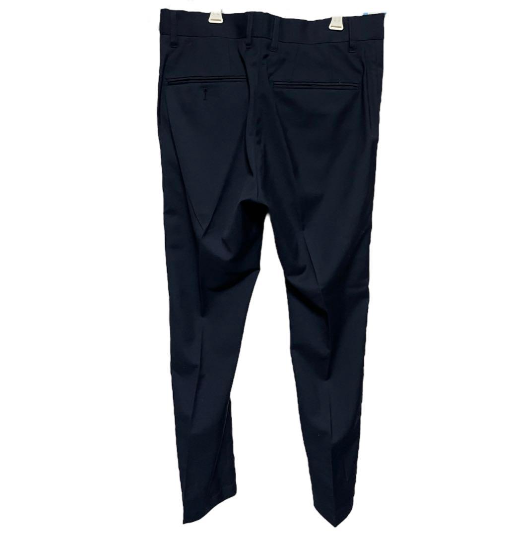 ナノユニバース　セットアップ　ネイビー　テーラードジャケット　テーパードパンツ