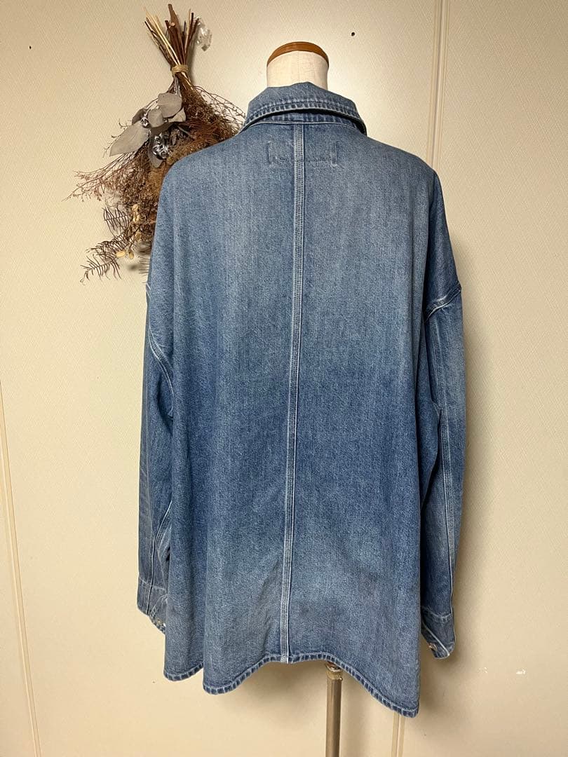 ★値下げ　Veritecoeur 　デニムワークジャケット　F 美品