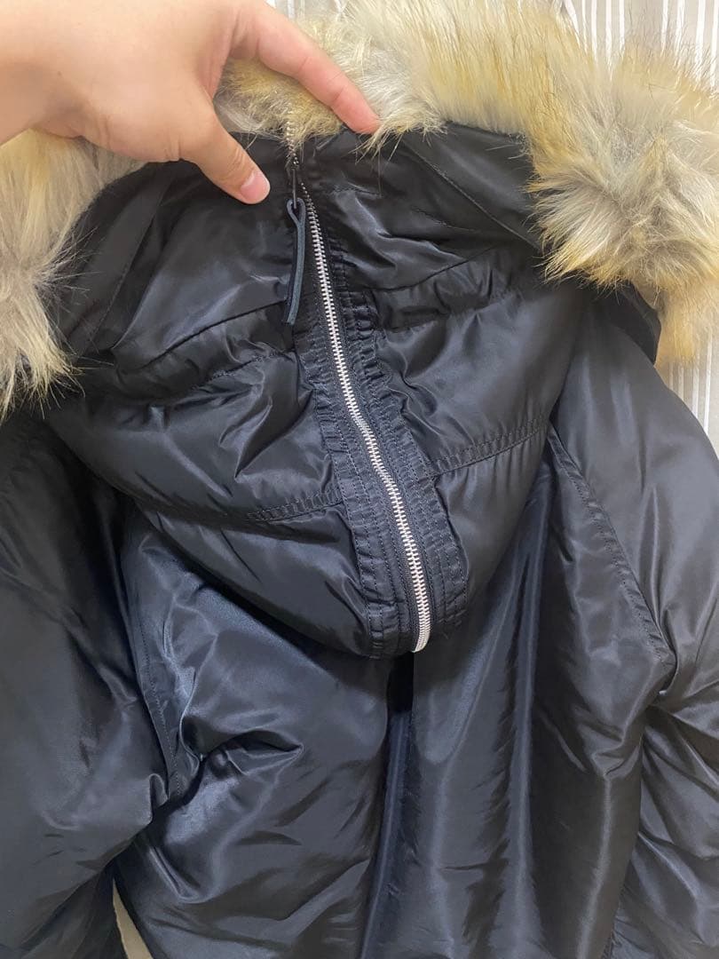 Alpha ブラック n2b L ファー　短丈