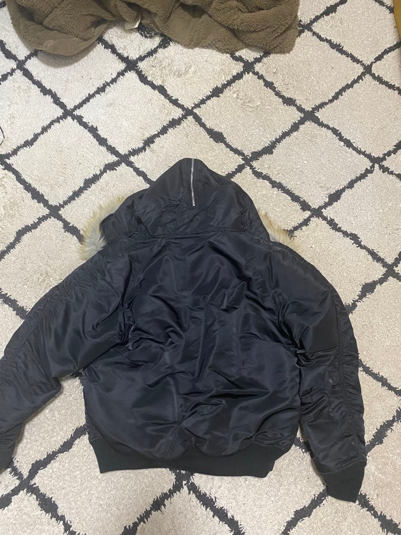 Alpha ブラック n2b L ファー　短丈