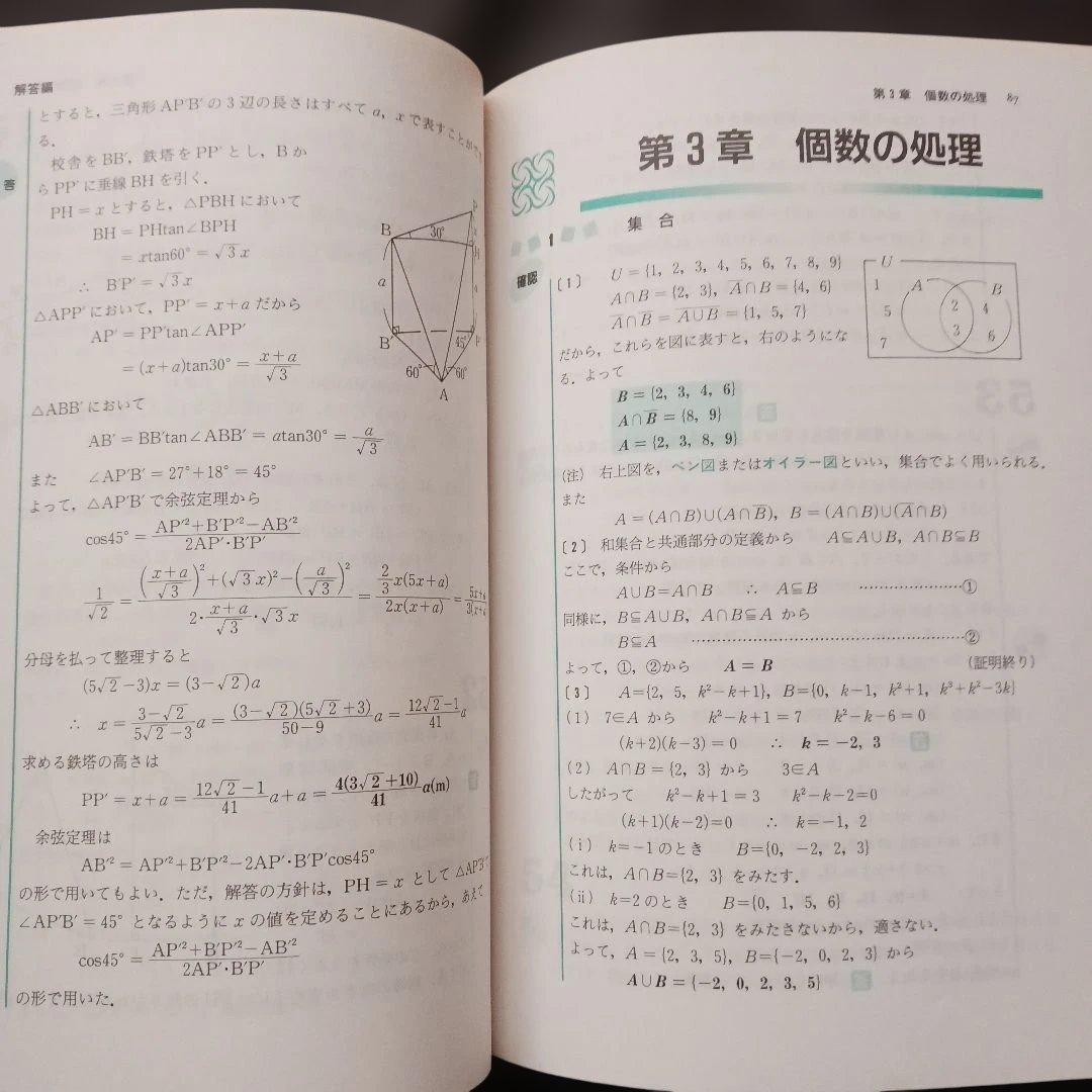 絶版 希少 Z会 わくわく学ぶ 数学1の考え方 演習編 別冊問題編付き 参考書