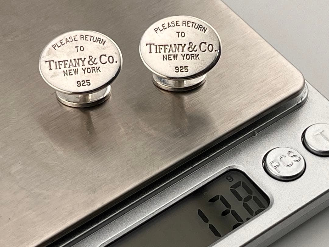 c928 ティファニー　リターントゥ　カフス　カフリンクス　シルバー　925
