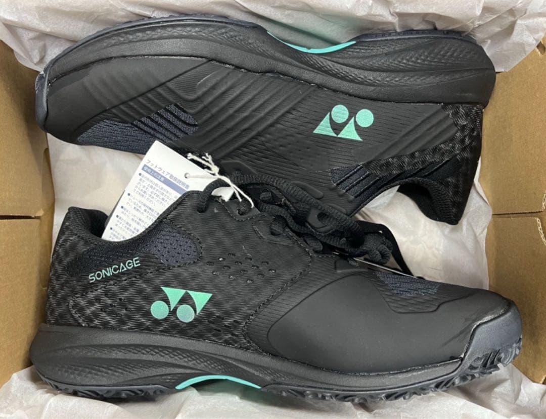 YONEXテニスシューズ クレー・砂入人工芝用 4E wide 007 24.5