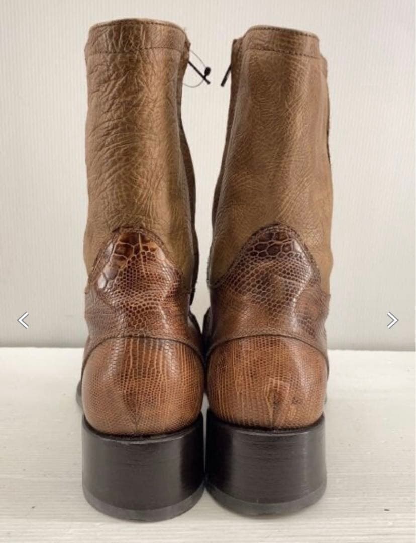 gianni barbato ポインテッドトゥ ウエスタンブーツ vintage