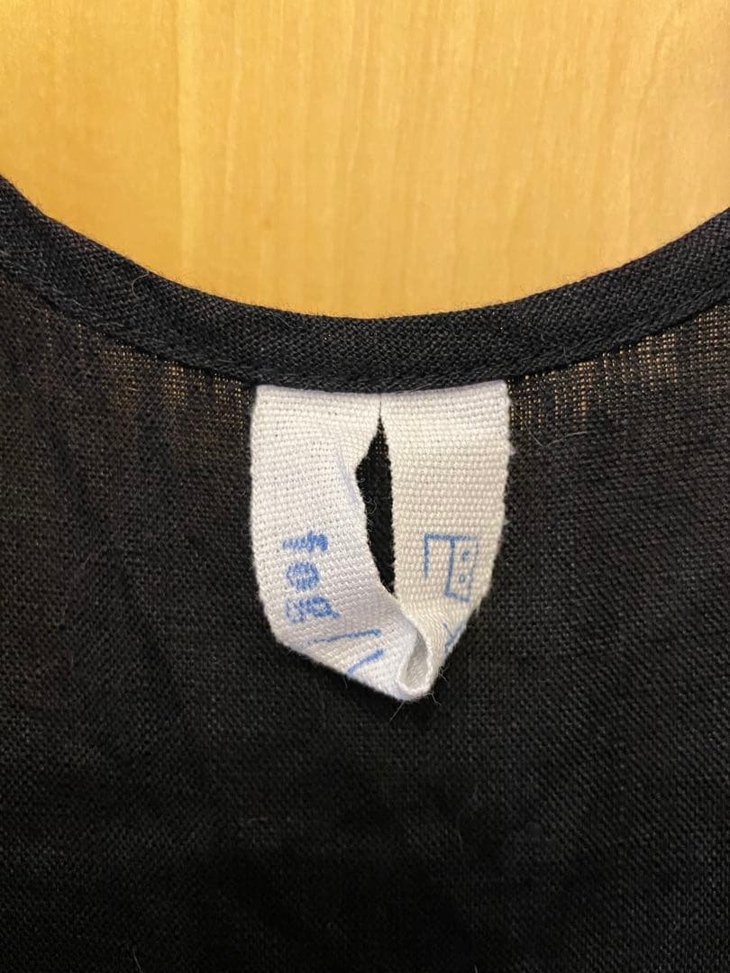 fog linen work オーバーエプロン◇ワンピース風デザイン