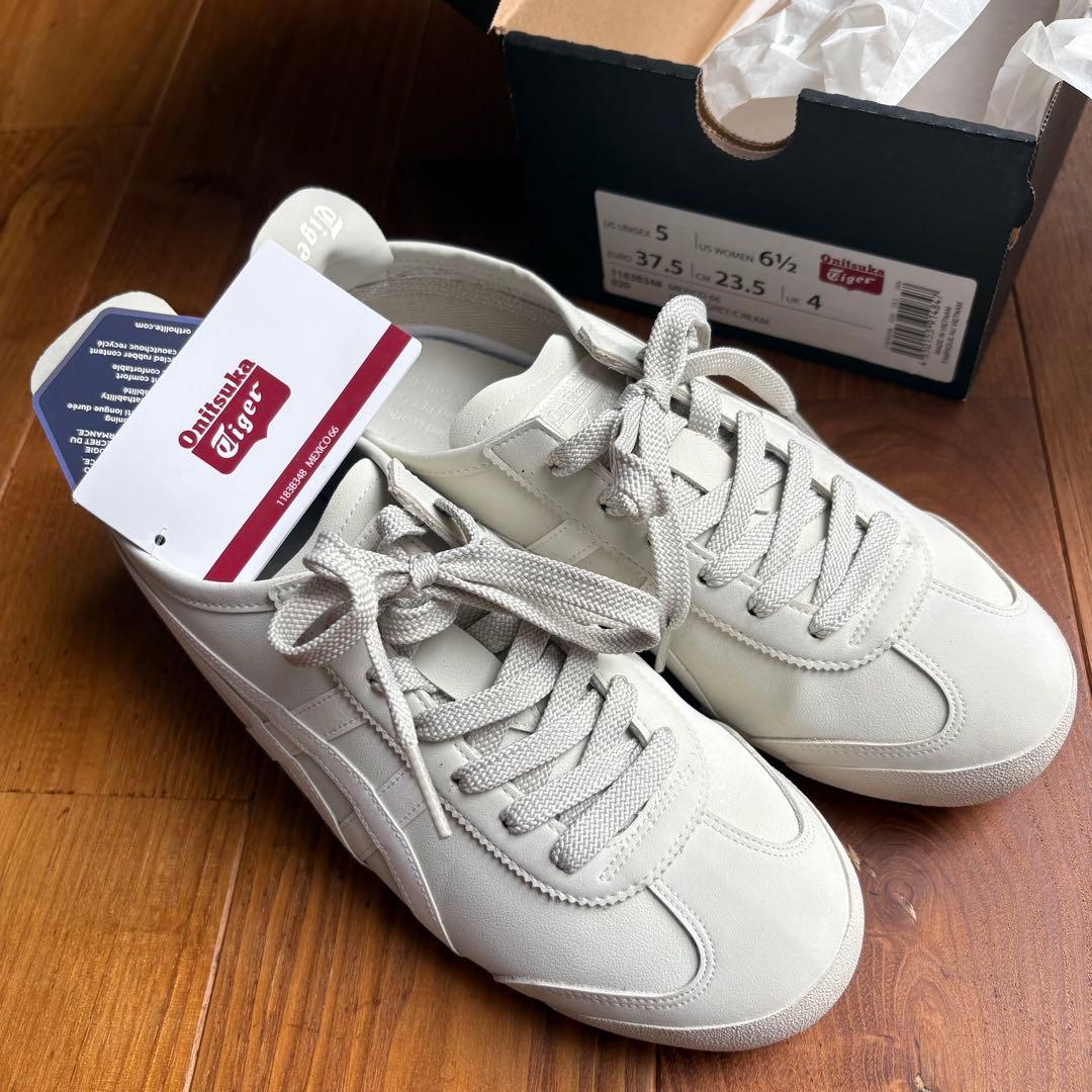 オニツカタイガー メキシコ66 23.5cm ホワイトグレー