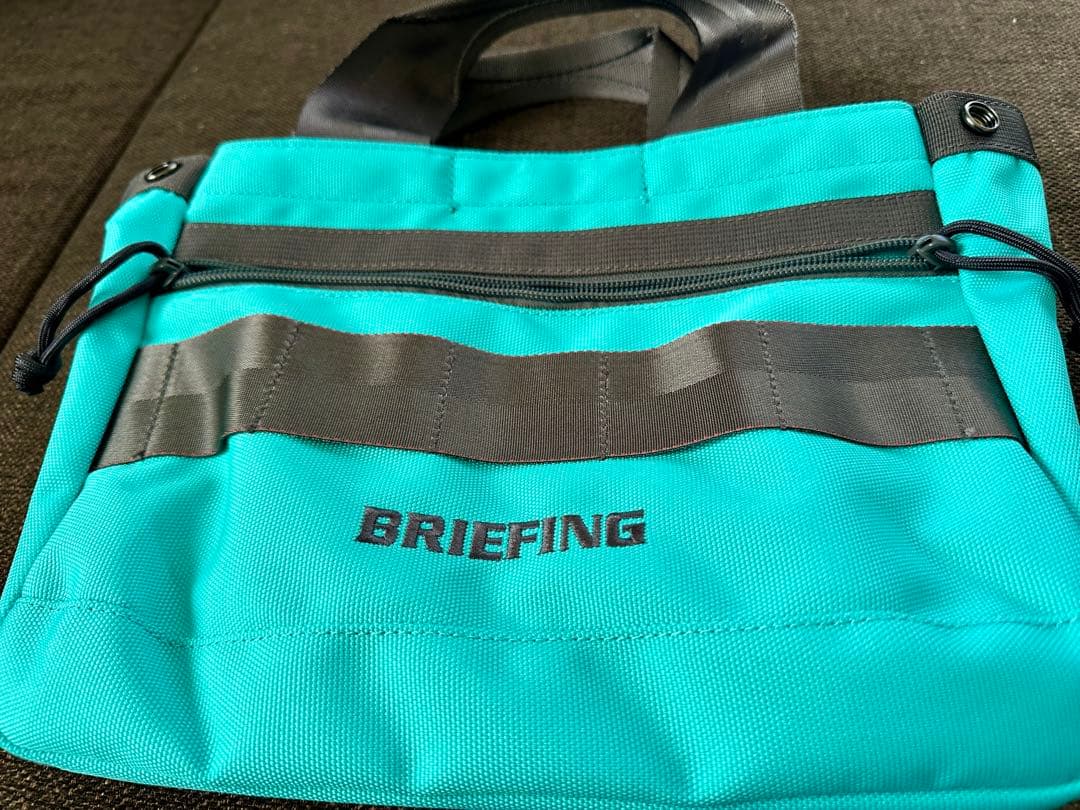BRIEFING☆アクアミントブルー☆カートートバッグ☆T＆Co.ブルー極美品！