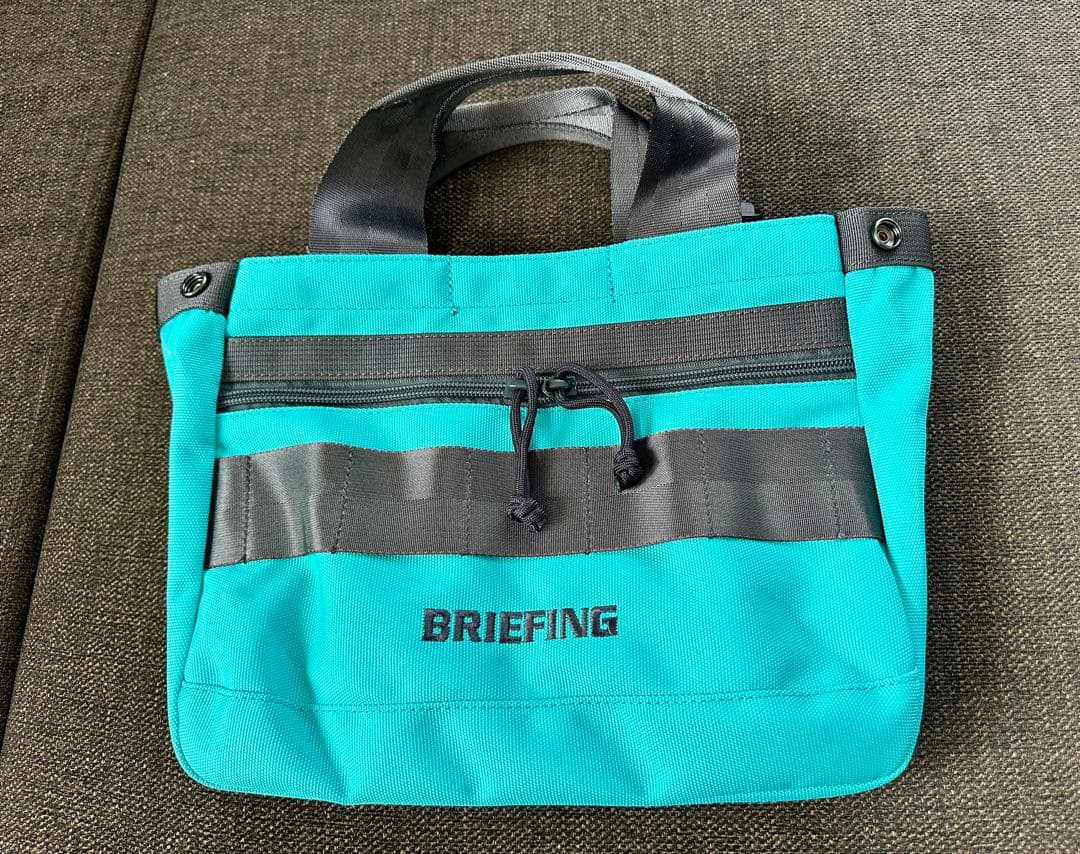 BRIEFING☆アクアミントブルー☆カートートバッグ☆T＆Co.ブルー極美品！
