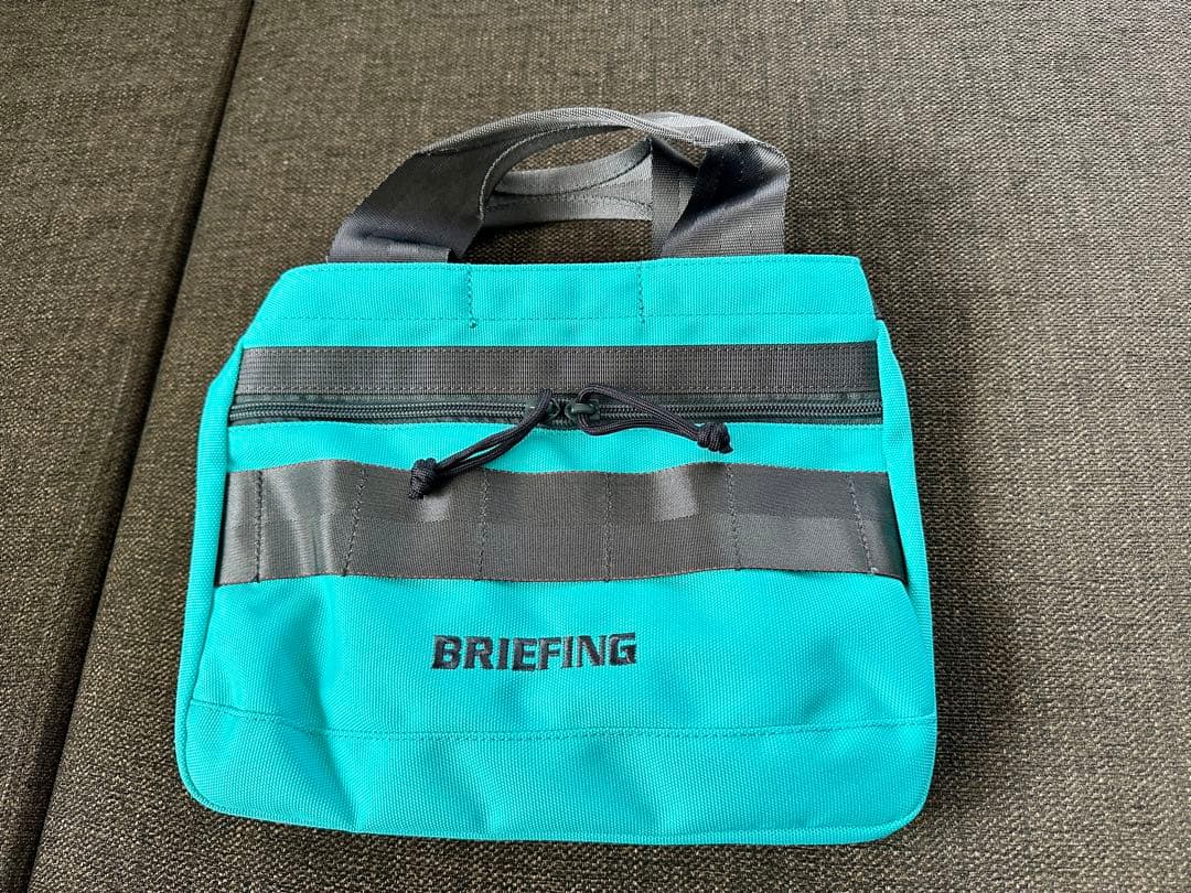 BRIEFING☆アクアミントブルー☆カートートバッグ☆T＆Co.ブルー極美品！