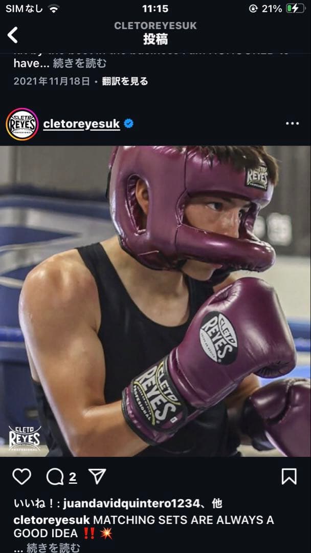 レイジェス ボクシンググローブ１６オンス