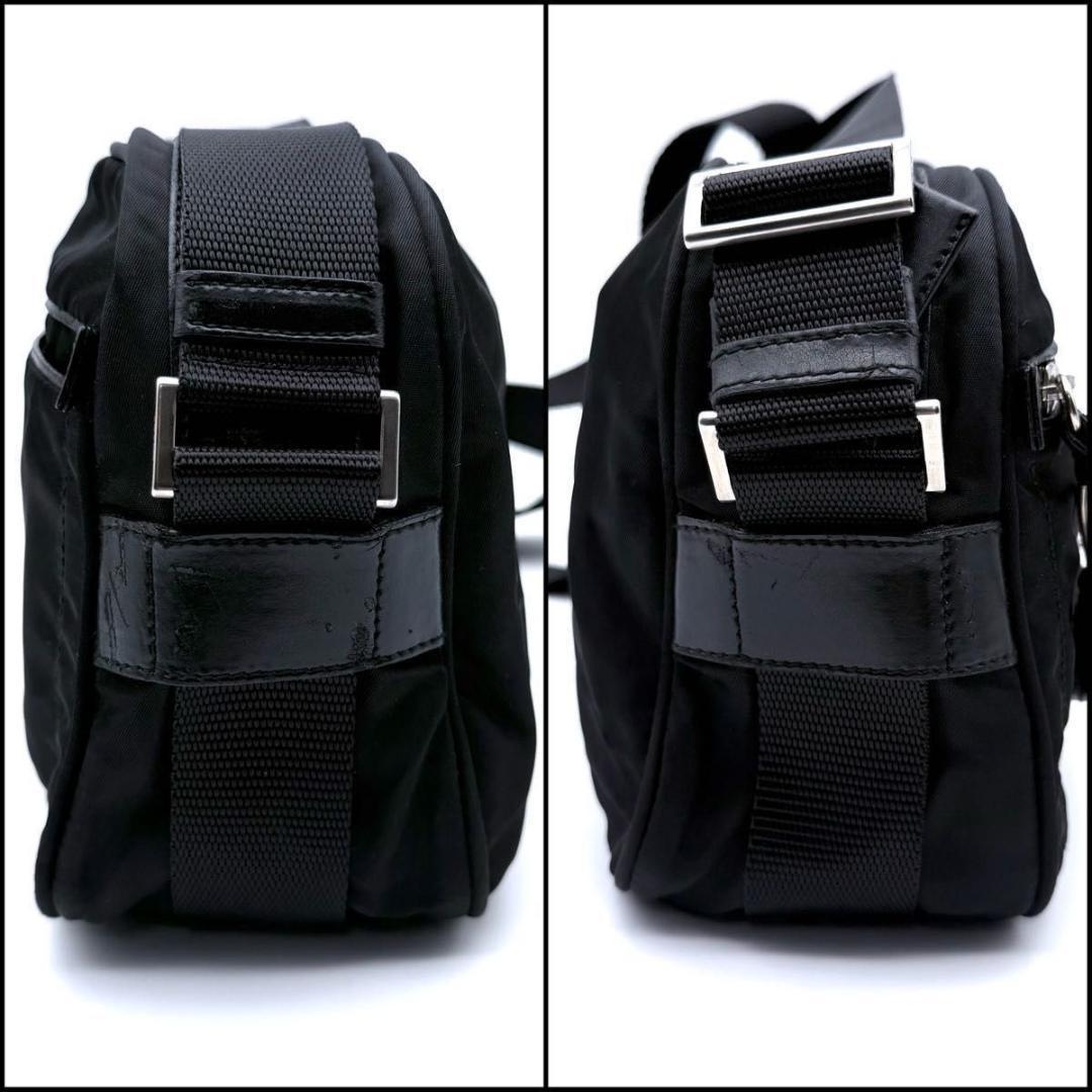 【良品】PRADA プラダ　三角ロゴ　テスートナイロン　ショルダーバッグ