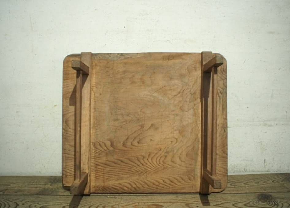 1061 アンティーク　無骨なちゃぶ台　ローテーブル　一枚板　古道具　レトロ