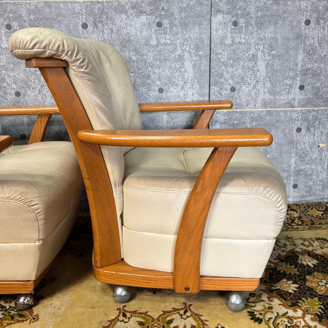 mnm0824꧁ナガノインテリア NAGANO꧂ダイニングチェア2脚