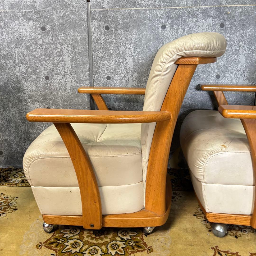 mnm0824꧁ナガノインテリア NAGANO꧂ダイニングチェア2脚