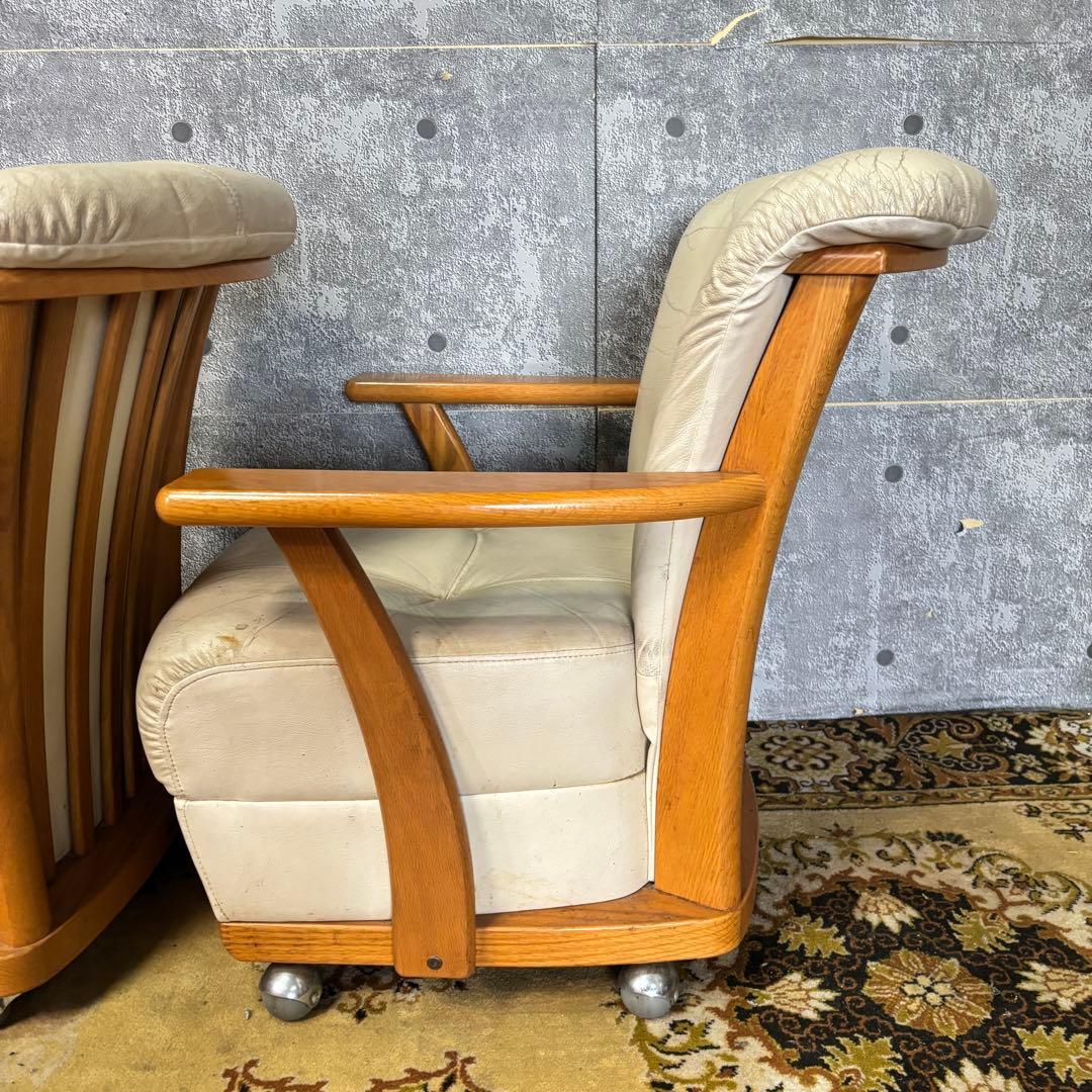 mnm0824꧁ナガノインテリア NAGANO꧂ダイニングチェア2脚