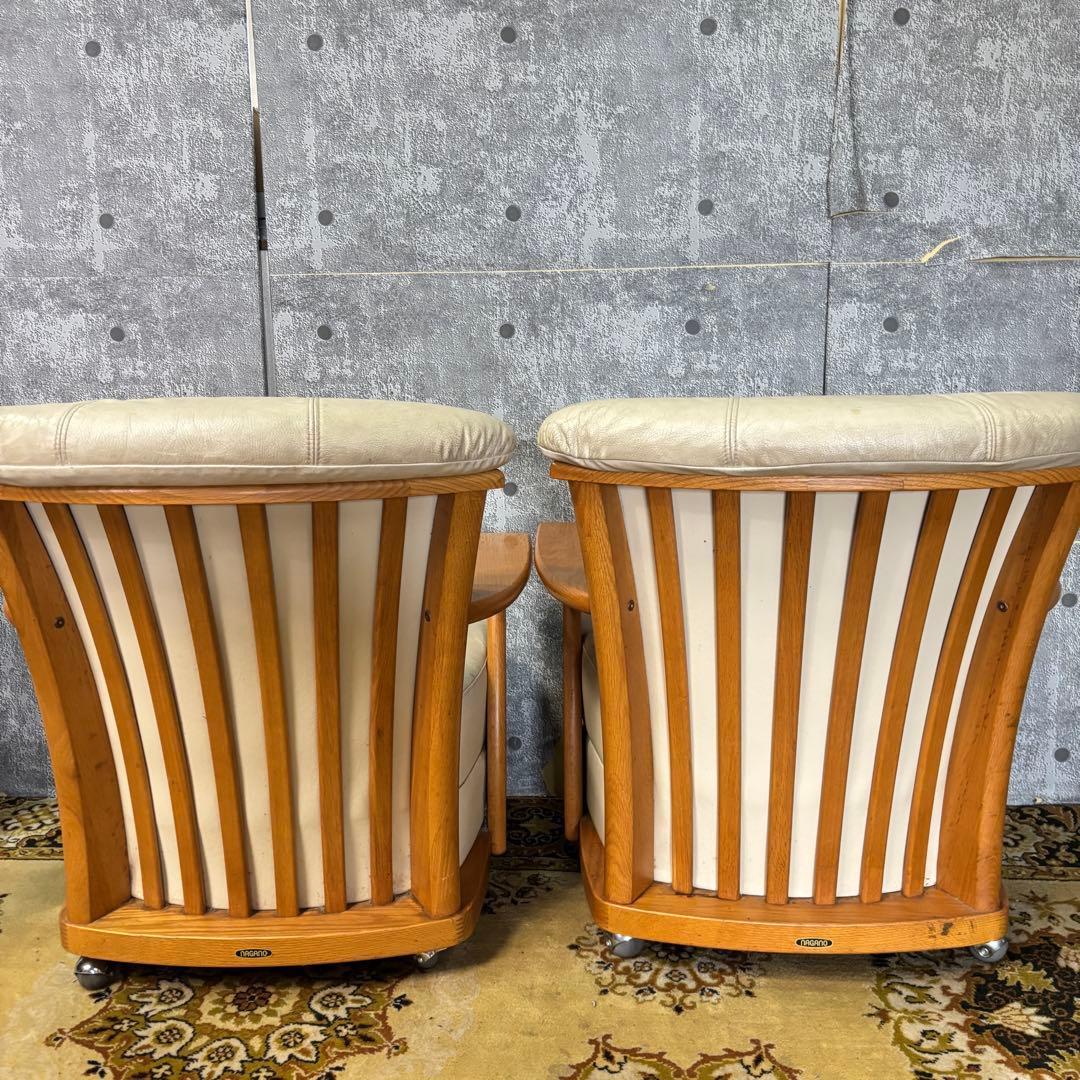 mnm0824꧁ナガノインテリア NAGANO꧂ダイニングチェア2脚