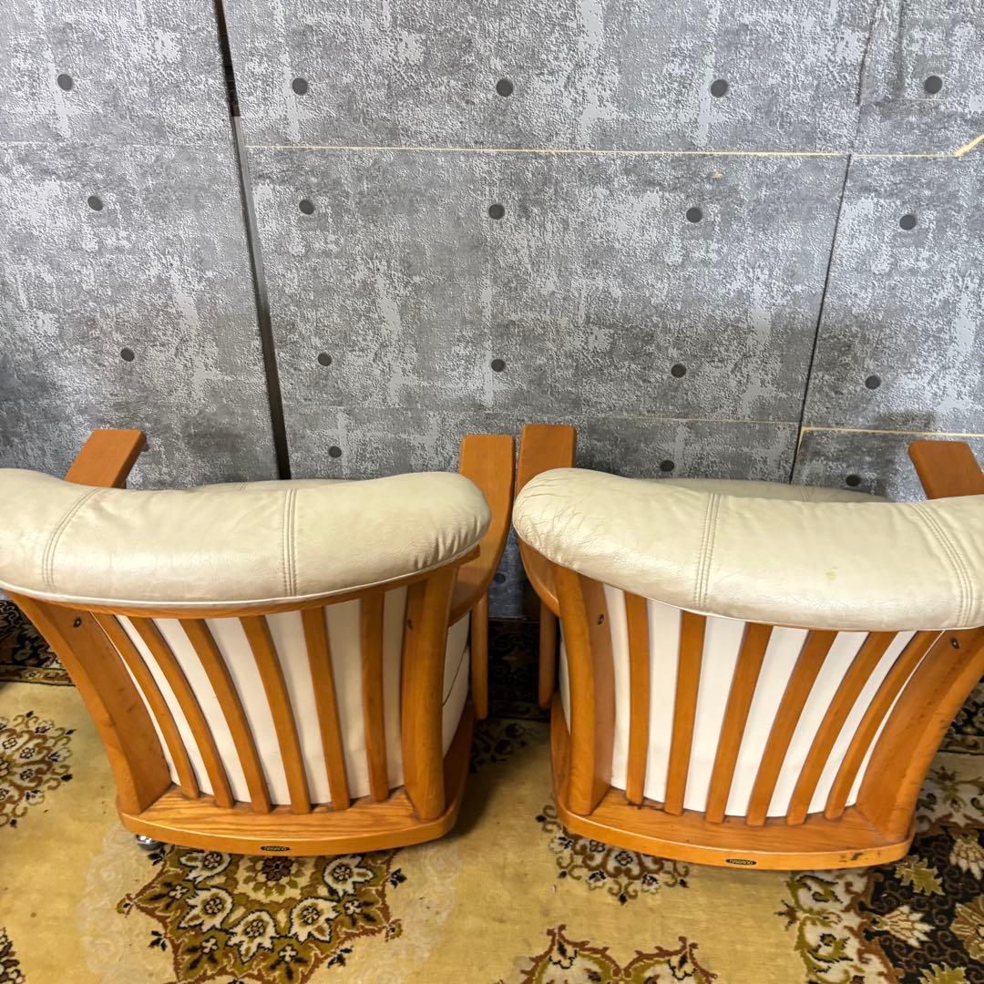 mnm0824꧁ナガノインテリア NAGANO꧂ダイニングチェア2脚