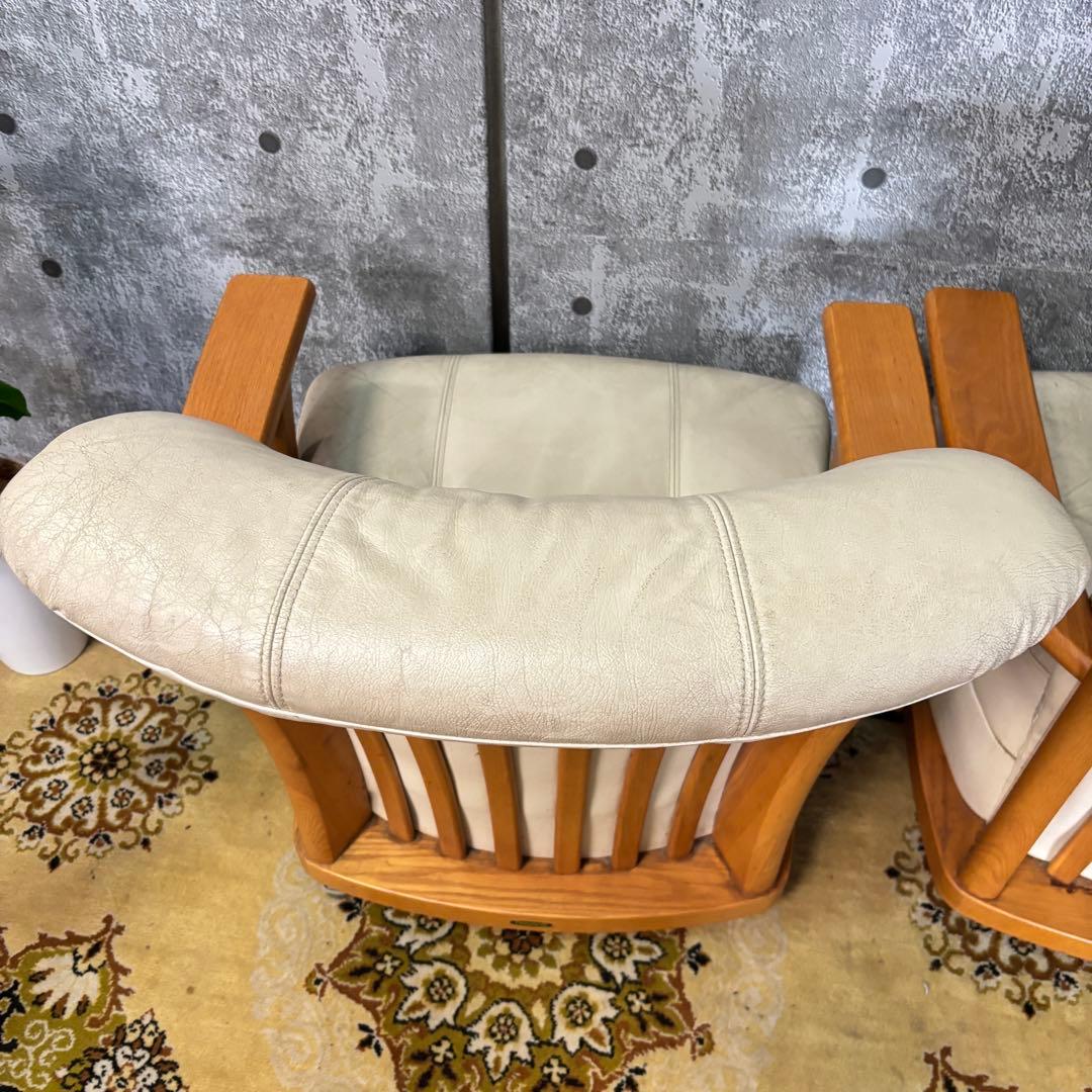 mnm0824꧁ナガノインテリア NAGANO꧂ダイニングチェア2脚