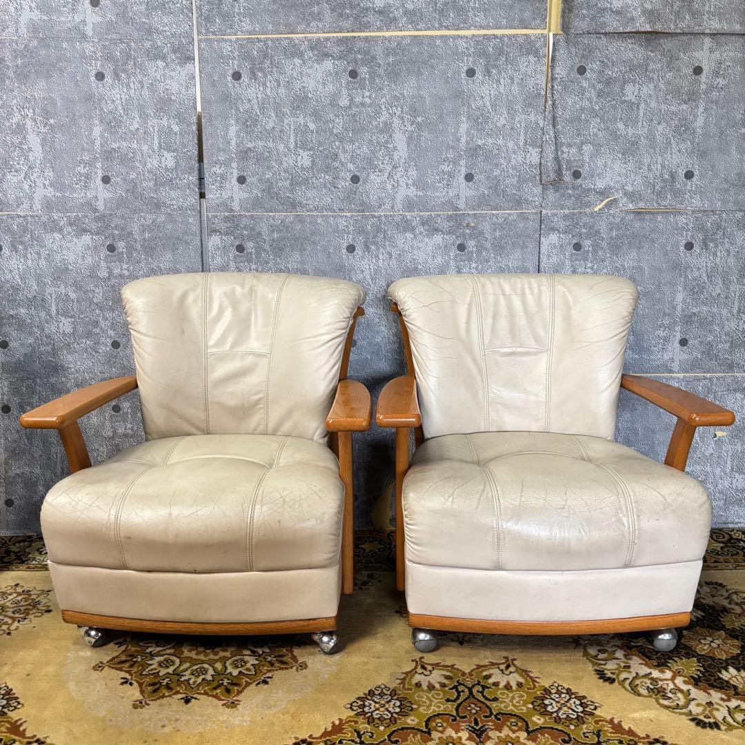 mnm0824꧁ナガノインテリア NAGANO꧂ダイニングチェア2脚