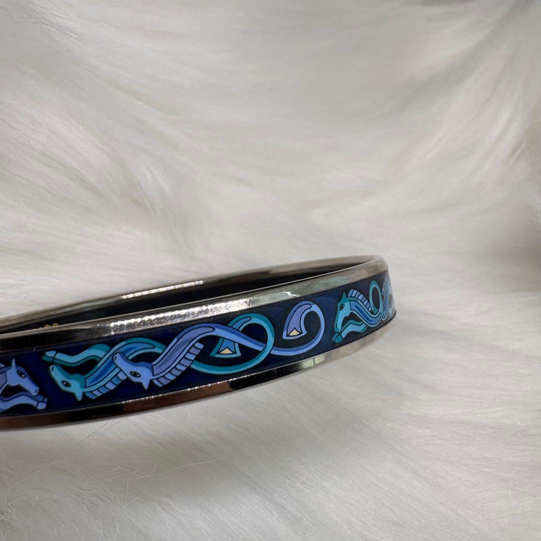 週末限定値下げ エルメス HERMES バングル エマイユ 七宝 ブレスレット