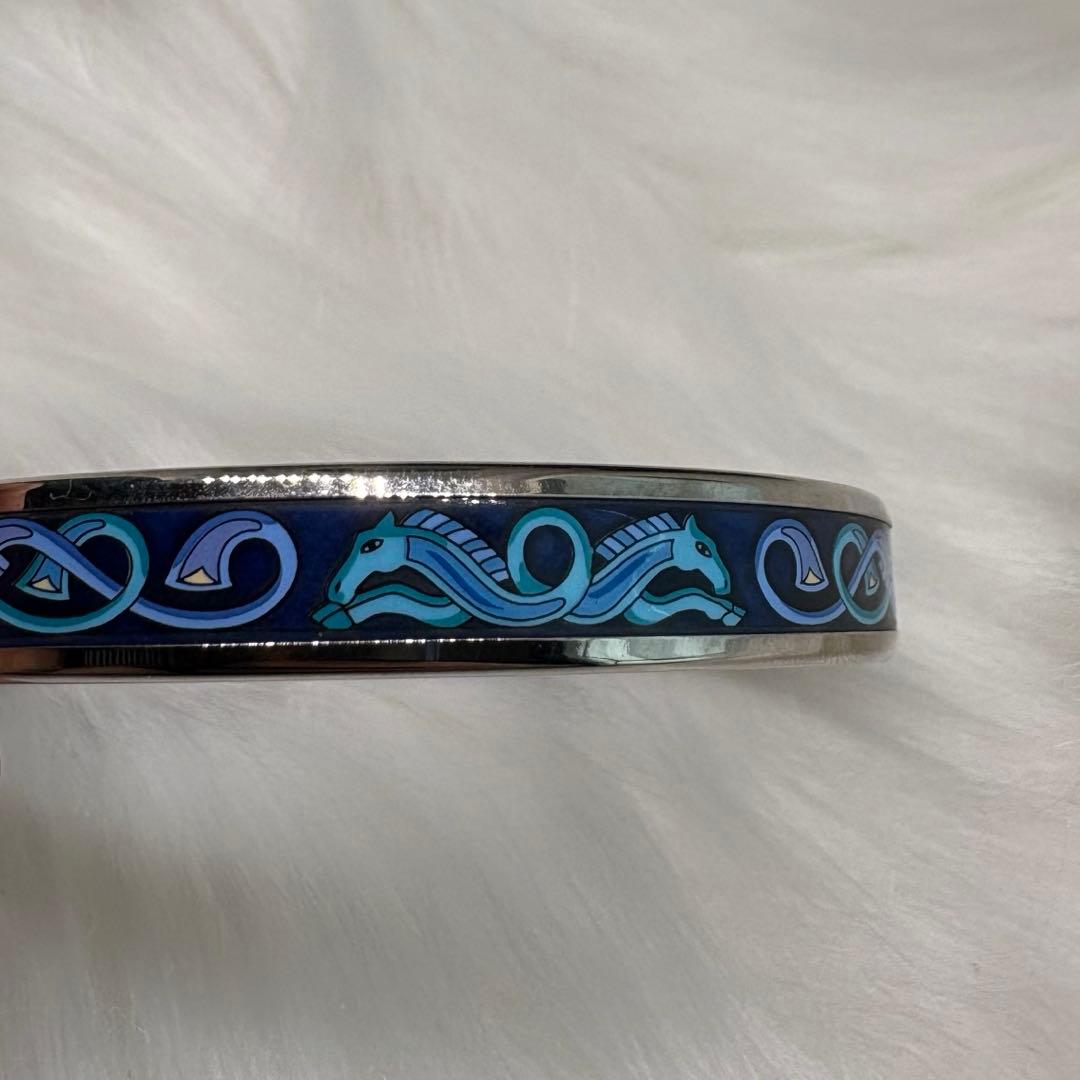 週末限定値下げ エルメス HERMES バングル エマイユ 七宝 ブレスレット