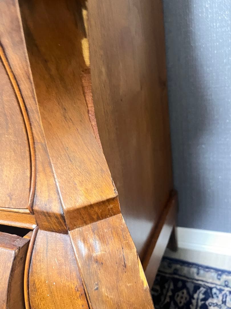 ⚠️11月まで‼️バロックスタイル 木製チェスト 3引き出し　アンティーク家具