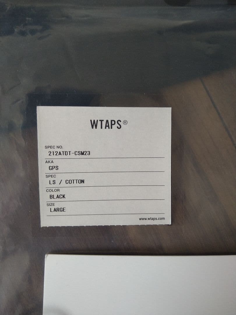 WTAPS ブラック 長袖カットソー サイズ X 03