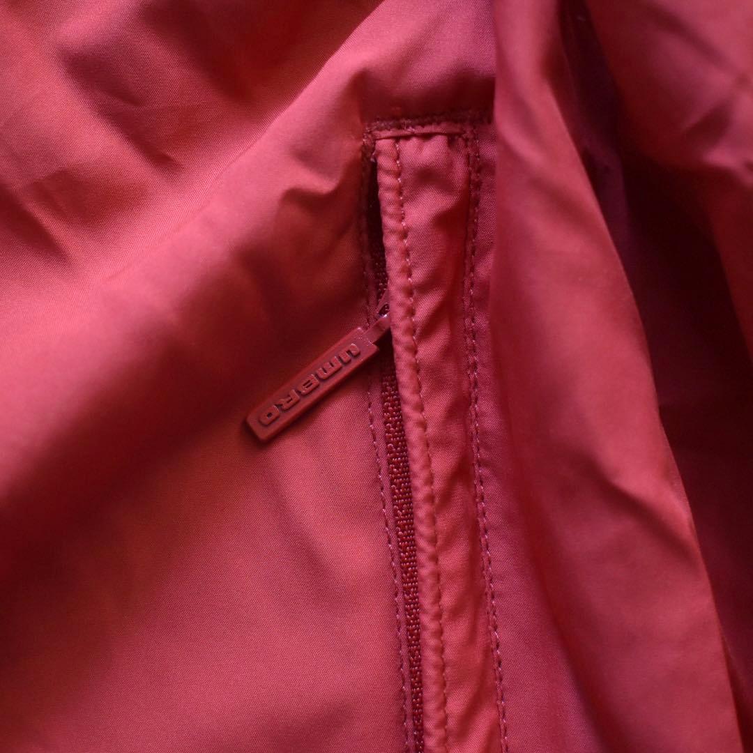 00s UMBRO イングランド代表 ナイロンジャケット フード 赤　ベッカム期