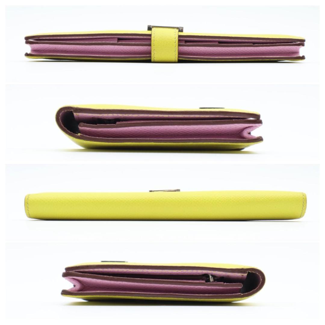 【超極美品】HERMES ベアンスフレヴェルソ　長財布　バイカラー　エプソン