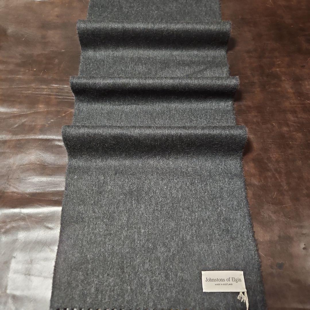 Johnstons　カシミヤマフラー