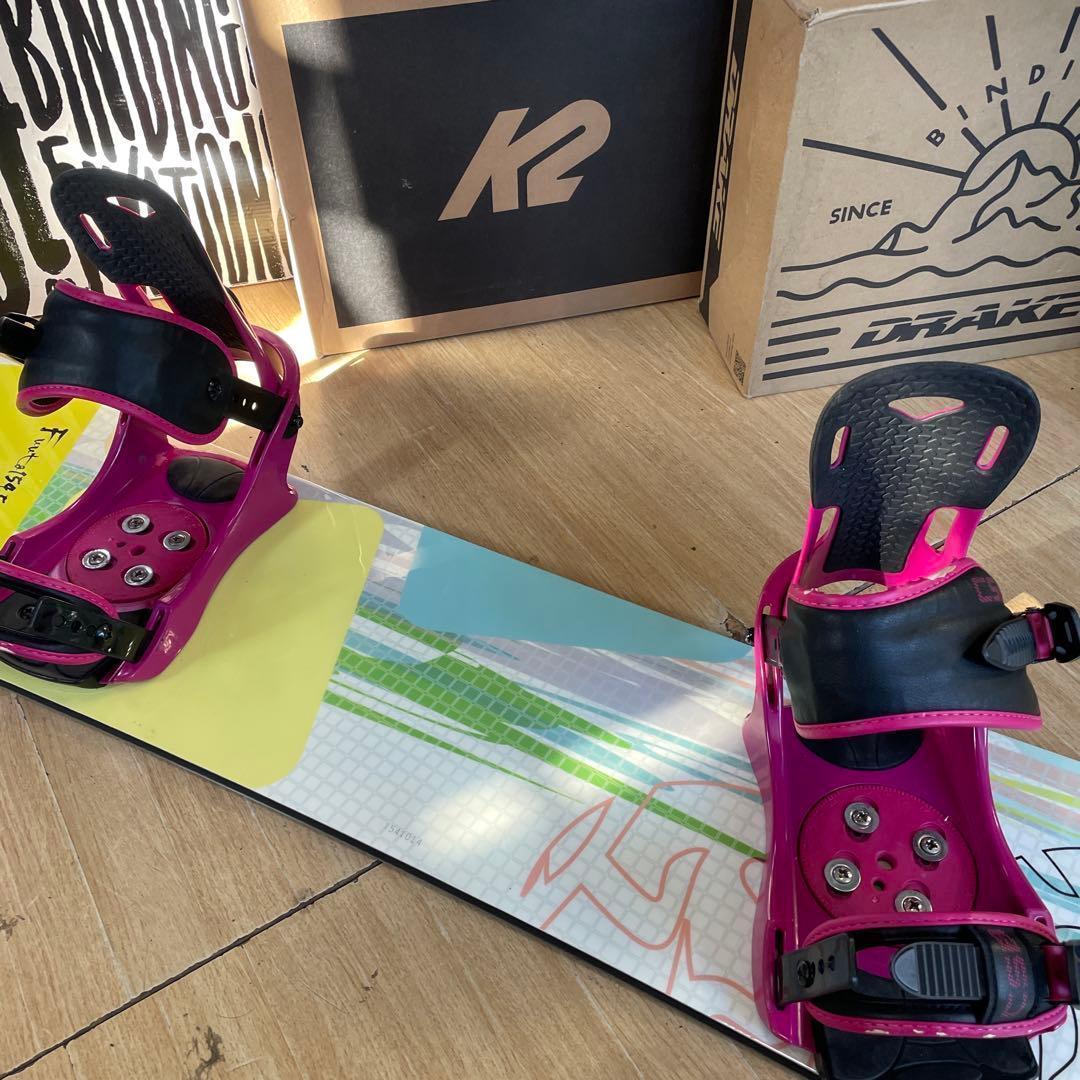 眞空雪板等×CSB　　バインディング付スノーボードセット　fuuto154.5㎝