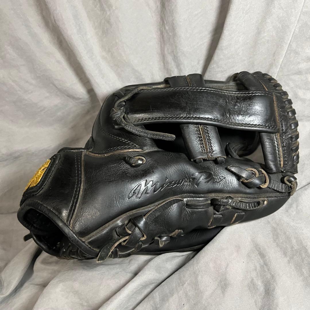 90s ミズノプロ　ビッグM キップレザー　3Dテクノロジー　硬式内野用グラブ