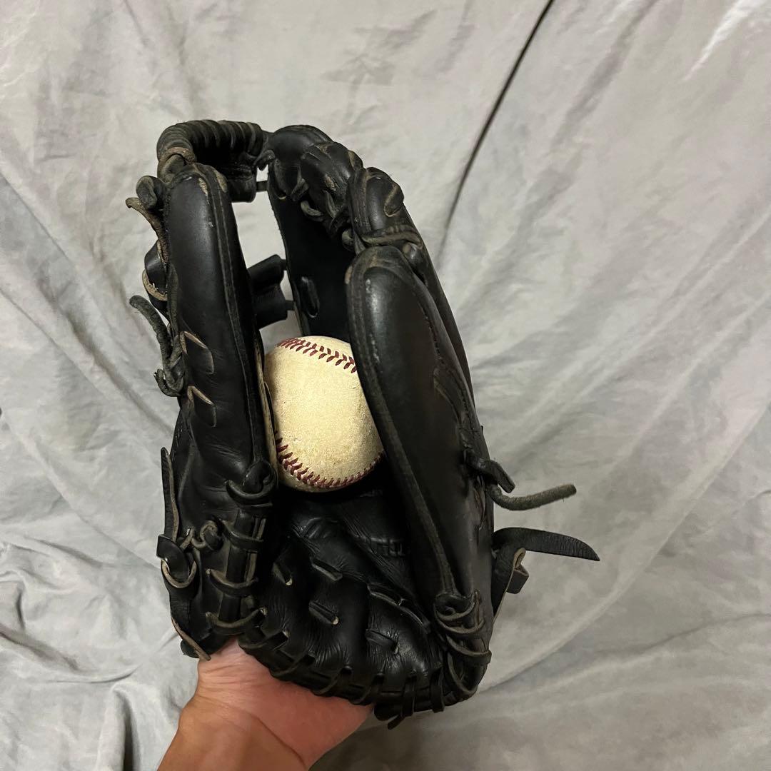 90s ミズノプロ　ビッグM キップレザー　3Dテクノロジー　硬式内野用グラブ