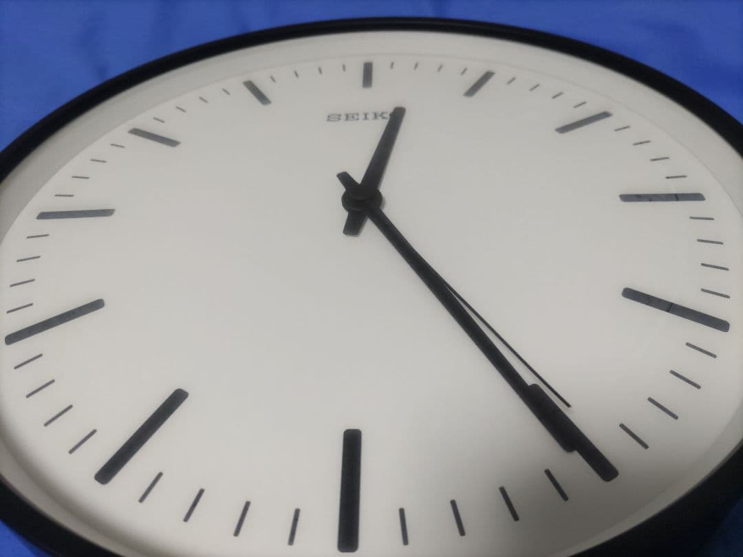 KX308K セイコー パワーデザインプロジェクト 電波掛時計 稼働品